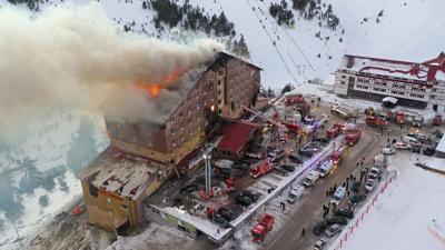 Dozens killed as fire breaks out at ski resort hotel in northwestern Turkey