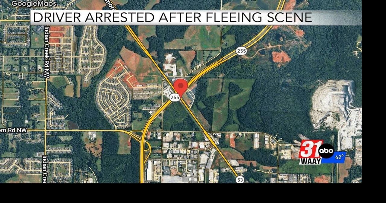Driver arrested, accused of running from scene of accident in Huntsville
