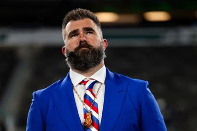 ‘I’m not proud of it’: Jason Kelce apologizes after video shows him spiking a cellphone after fan used a homophobic slur