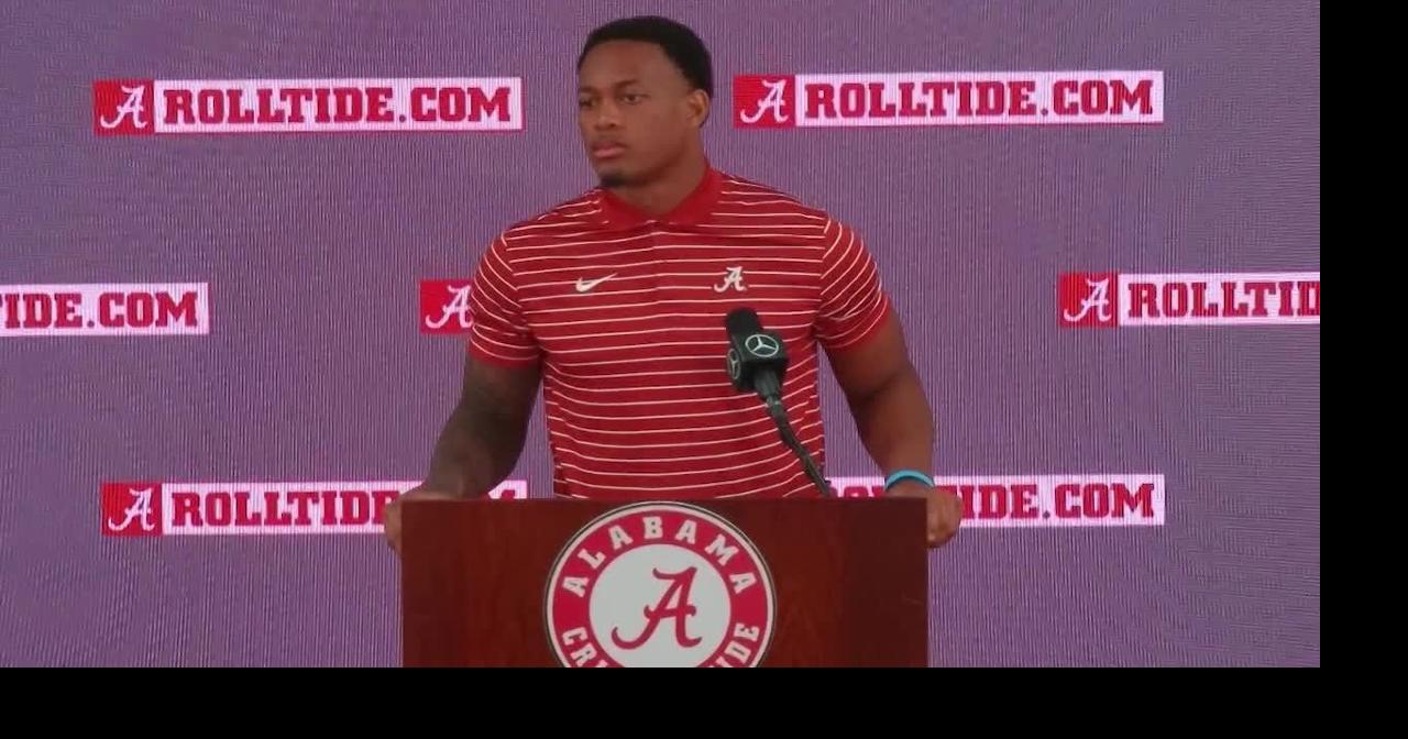 Alabama running back Jase McClellan news conference Video