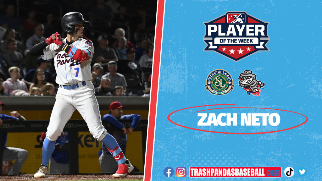 Zach Neto gets called up to MLB from Rocket City Trash Pandas