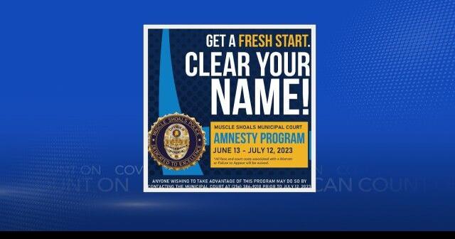 Muscle Shoals Municipal Court offers amnesty program for people with