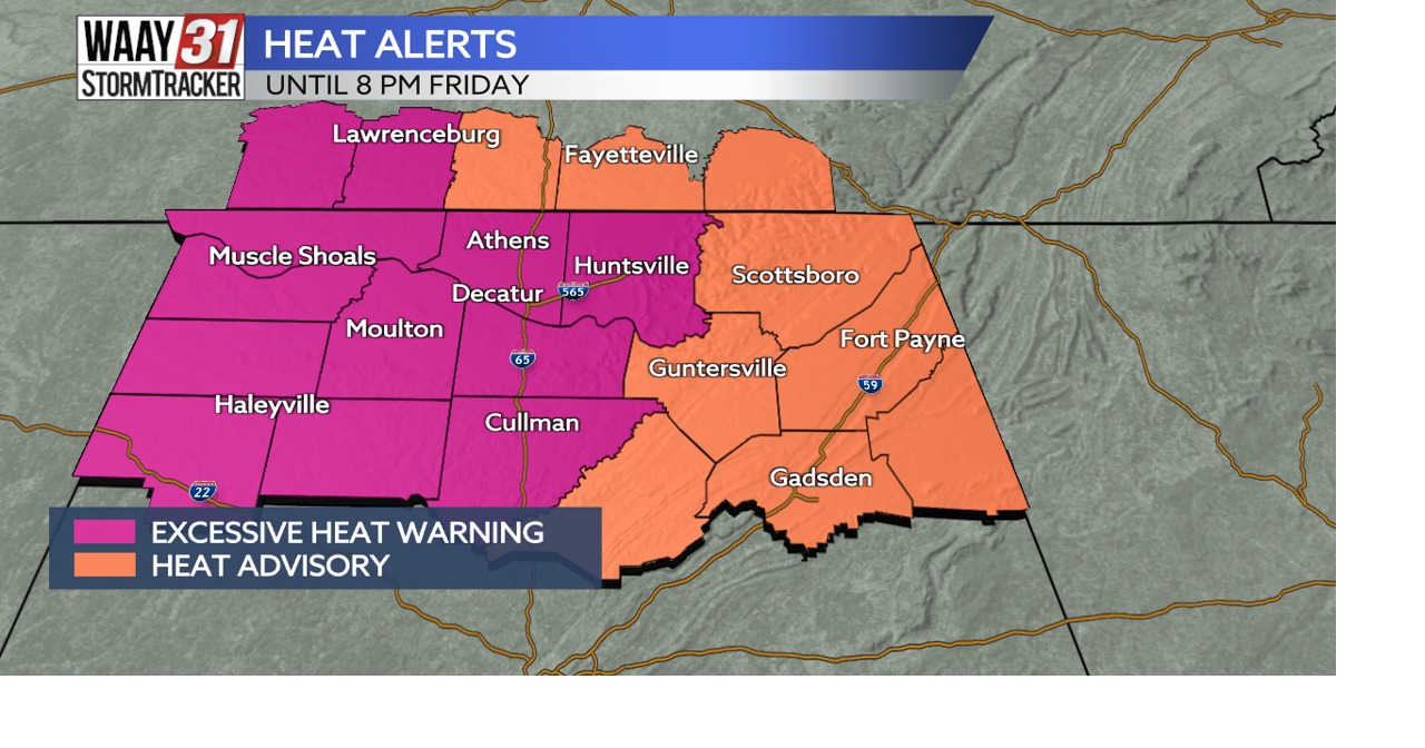 Two more very hot days before we see a little relief News