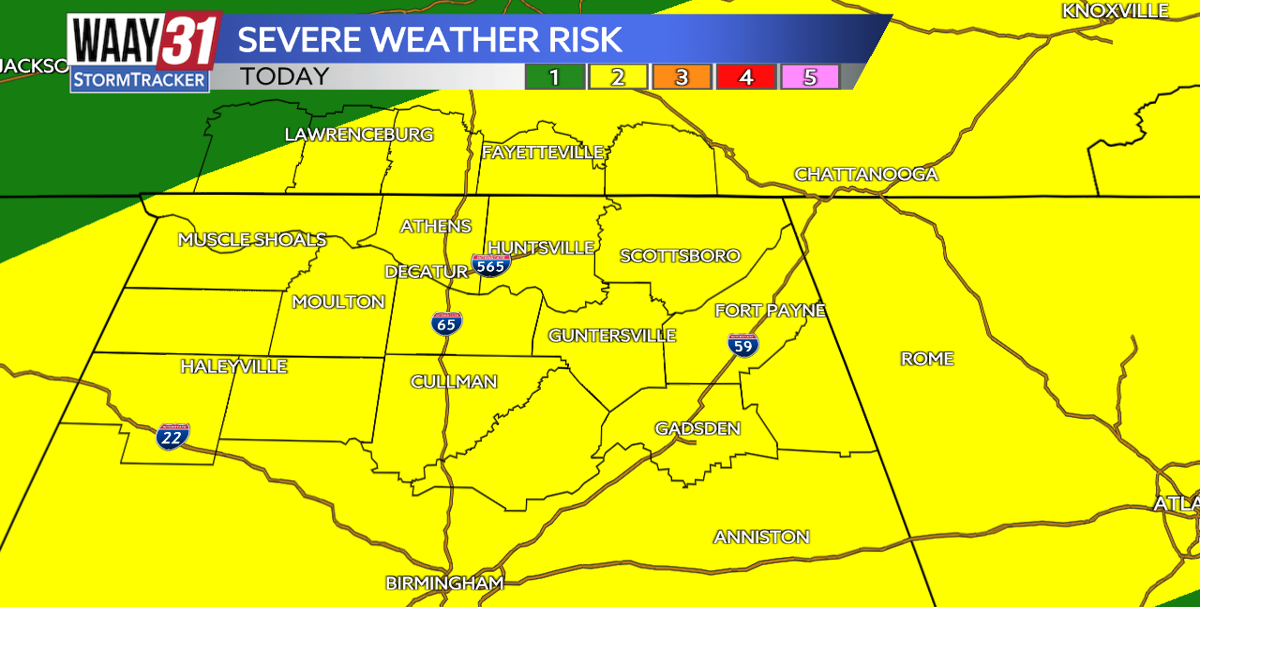Strong to severe storms today