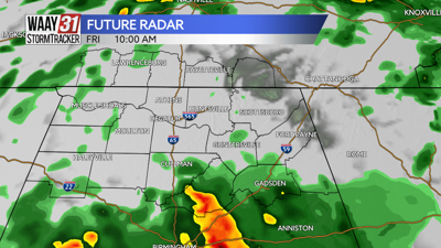 Friday rain chances