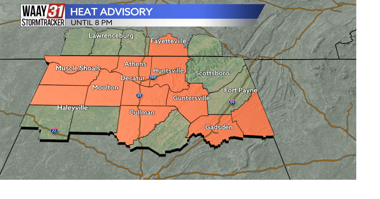 Heat Advisory and some storms continue before a beautiful workweek forecast takes over News