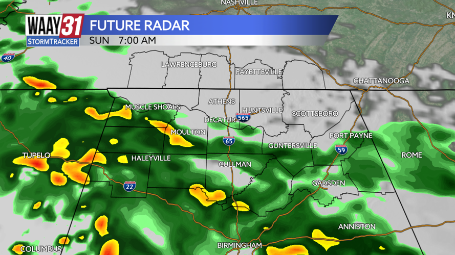 Spotty rain tonight and Sunday ahead of a dry and sunny work-week ...