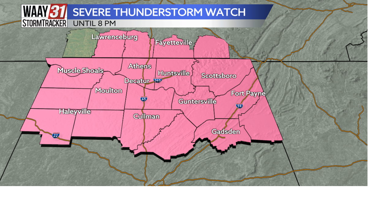 Severe Thunderstorm Watch in effect through this evening News
