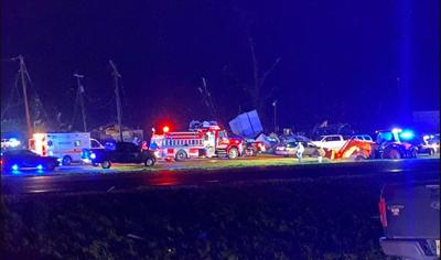 Mississippi tornado damage