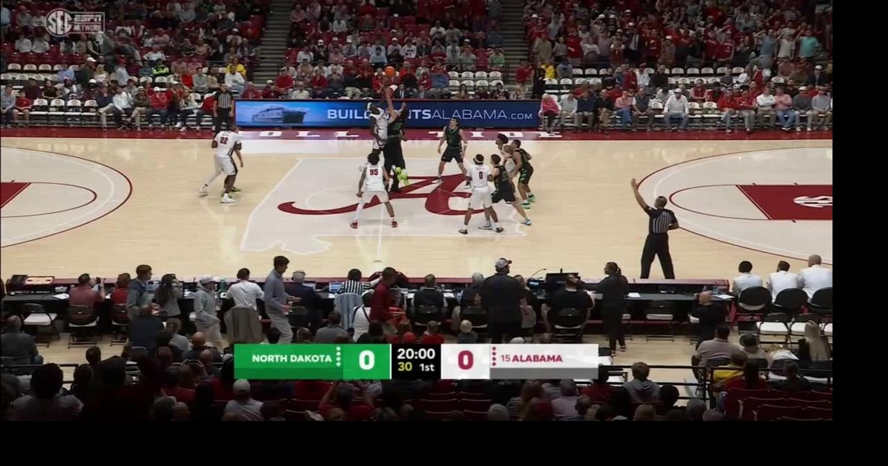 Alabama basketball dominates North Dakota in first game of season