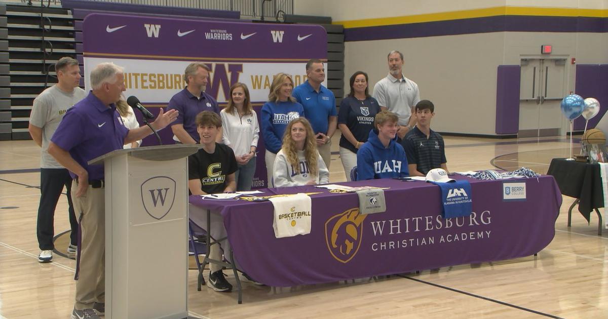 Four Warriors sign at Whitesburg Christian
