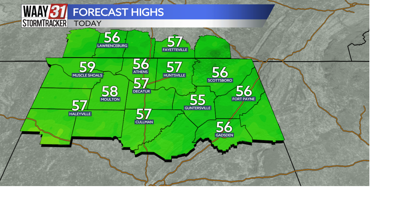 More sunshine and seasonable temperatures Tuesday News