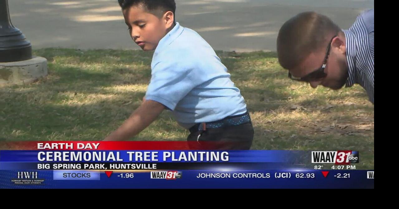 Huntsville Green Team plants tree for Earth Day Video