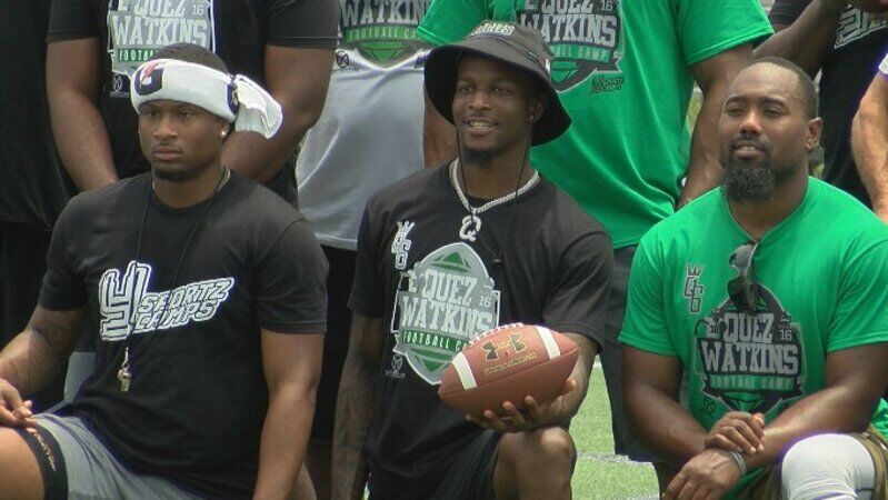 Eagles' Quez Watkins hosts football camp in Athens, Community Events