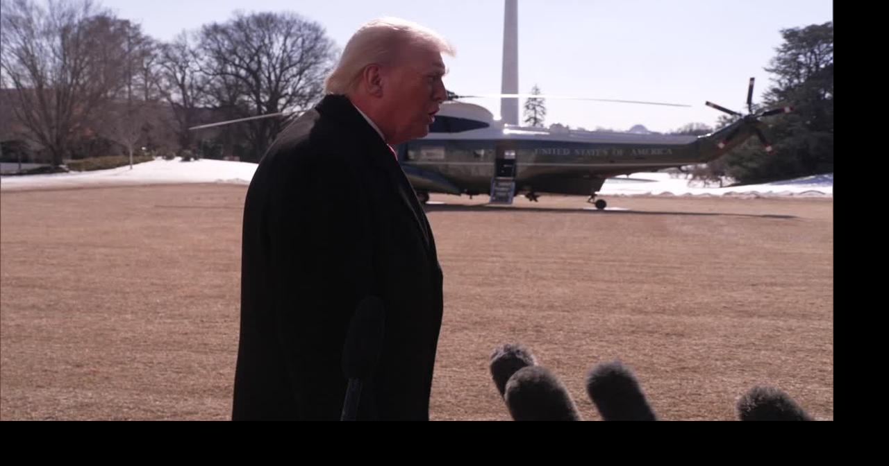 President Donald Trump touts his relationship with Venezuela