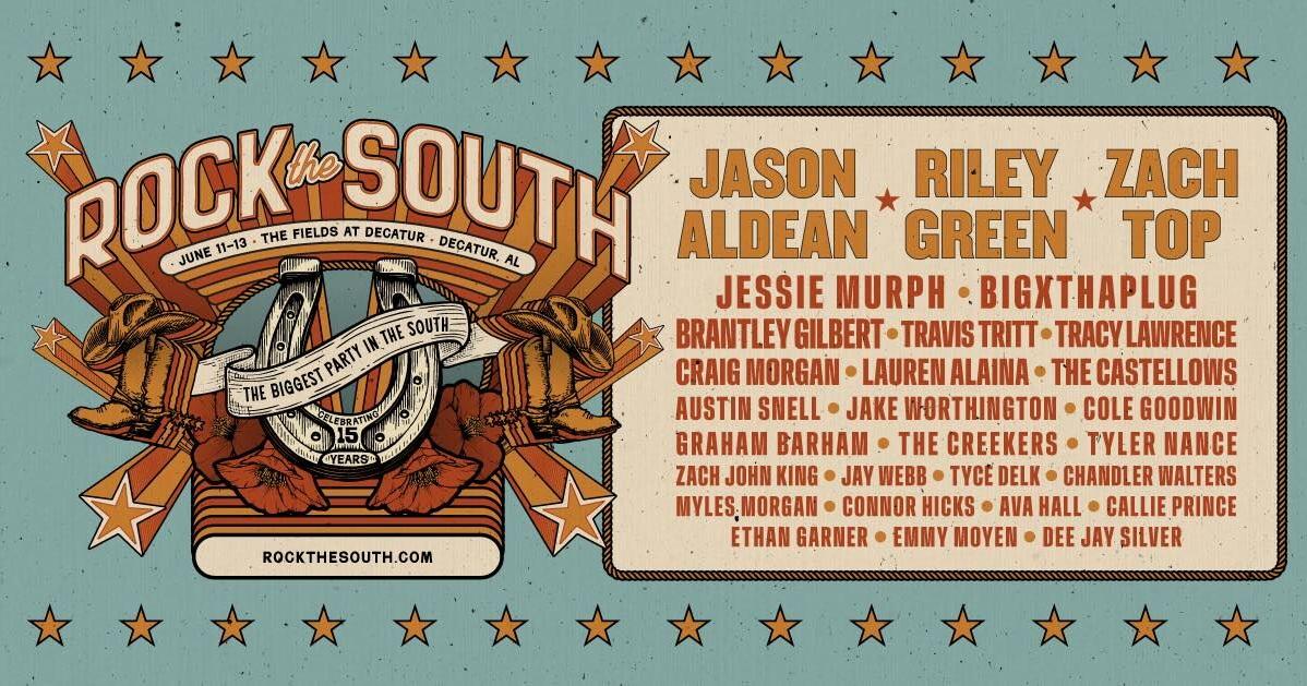 2026 rock the south lineup