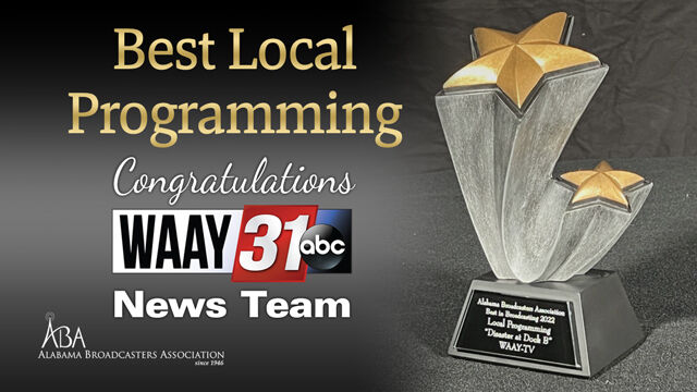 WAAY 31 Honored For Best Local Programming By Alabama Broadcasters ...