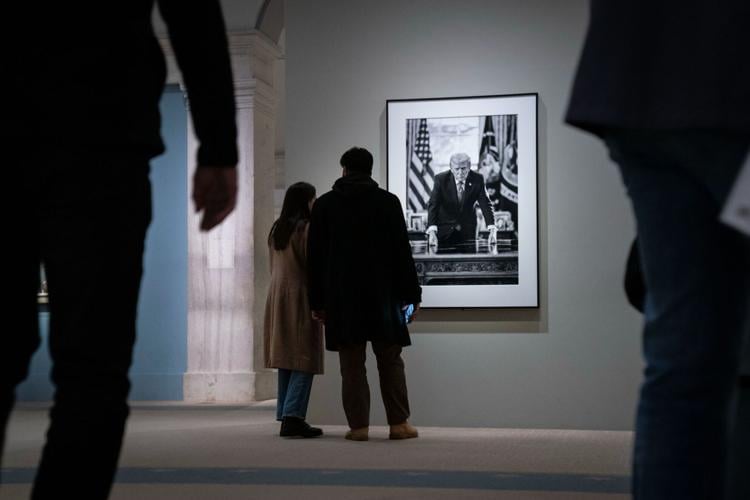 Smithsonian takes down details about Trump鈥檚 impeachments from presidential portrait exhibition
