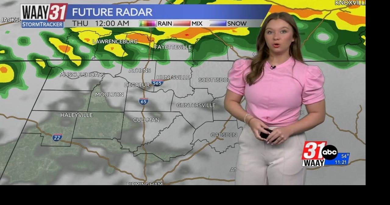 Rainy Thursday morning expected across north Alabama