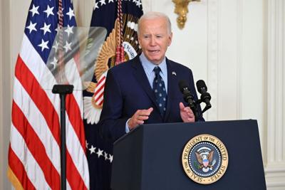 Biden and Harris tout administration’s efforts to curb gun violence