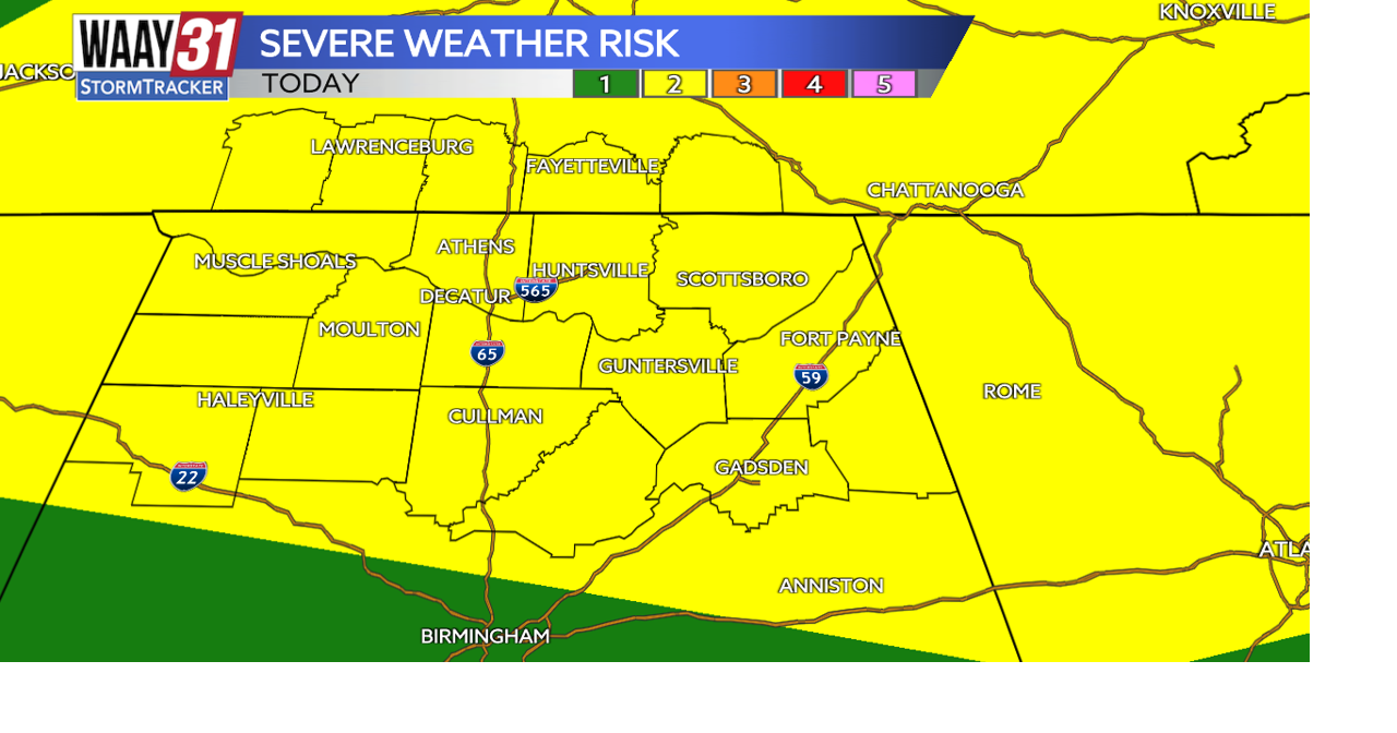 A few stronger storms today