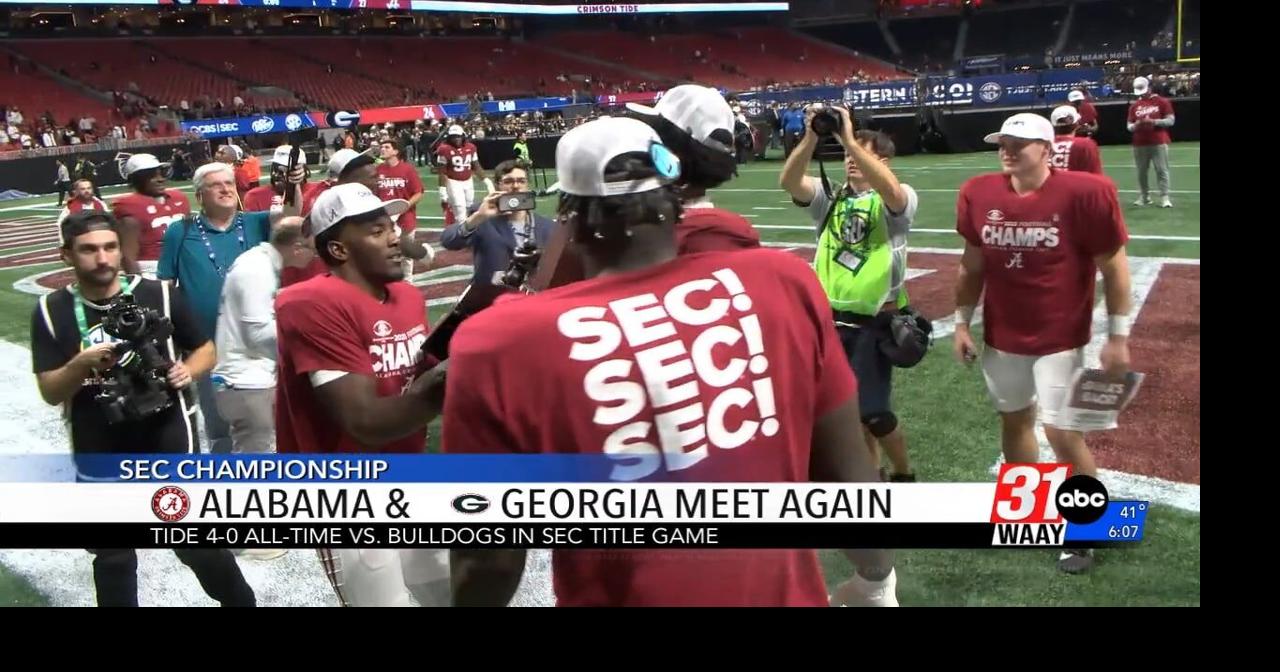 Alabama & Georgia set to face off in SEC Championship game
