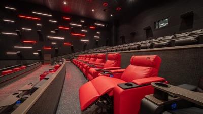 Cinemark D-BOX motion seats in Huntsville