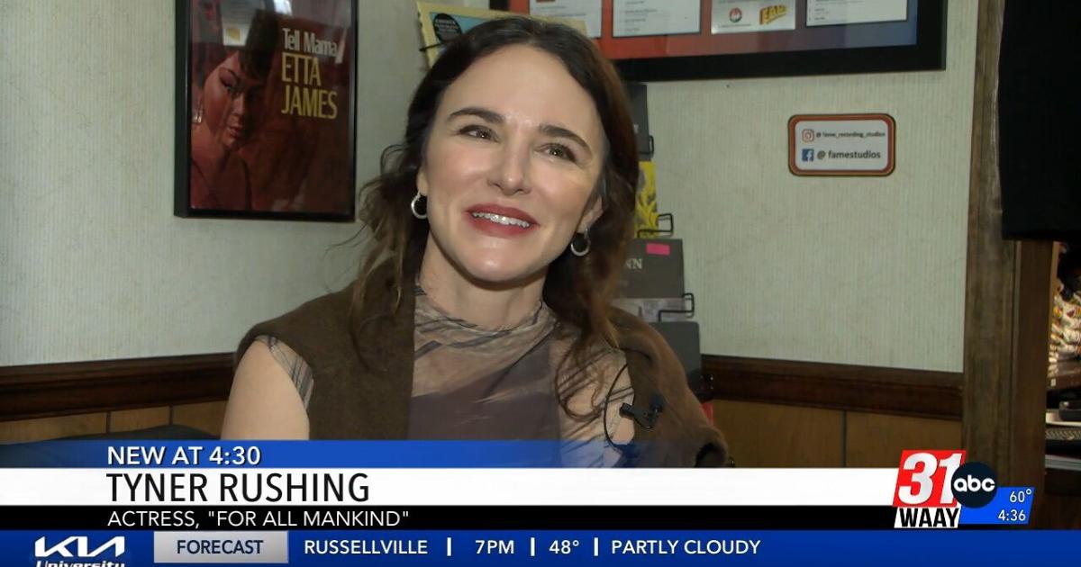 For All Mankind actress Tyner Rushing visits FAME Studios in the Shoals ...