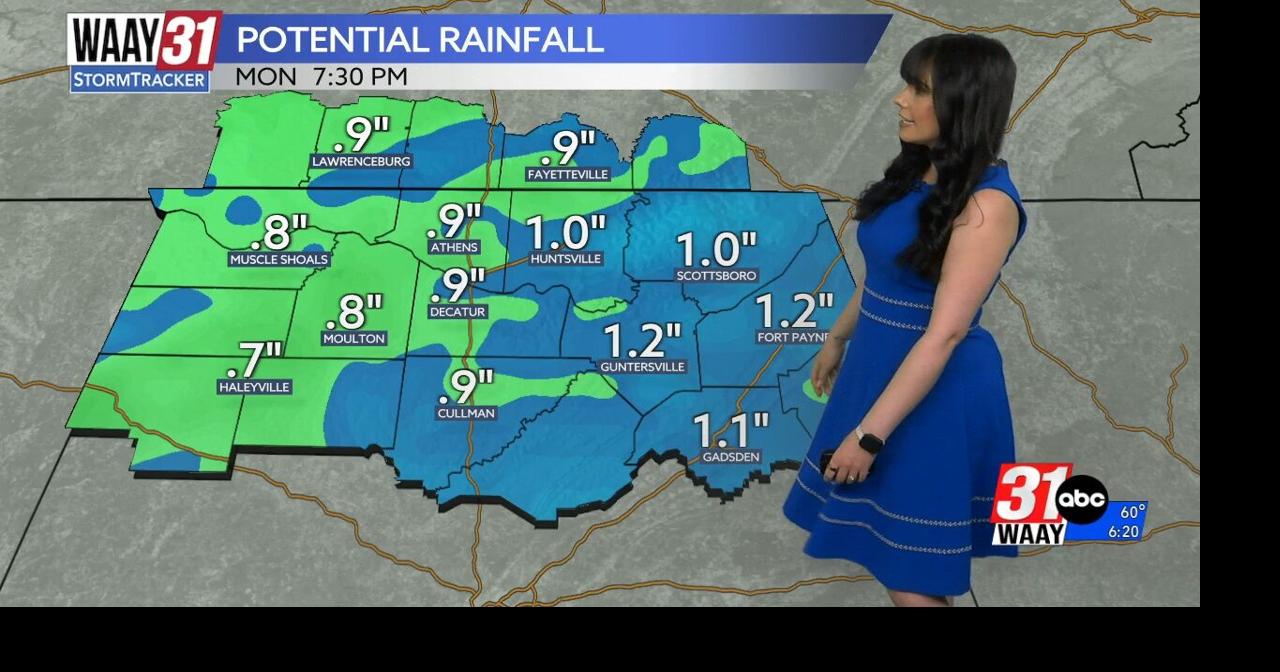 Amber times out the rain for the weekend | Video | waaytv.com
