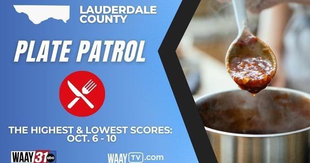Lauderdale County restaurant inspection scores for Oct. 6-10