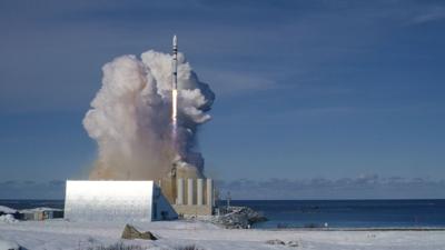 Orbital rocket crashes seconds after take-off in rare European spaceport launch