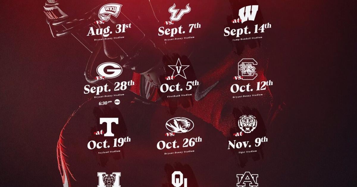 Alabama Football Schedule 2025 Home Games Free2025 Uga Football Schedule