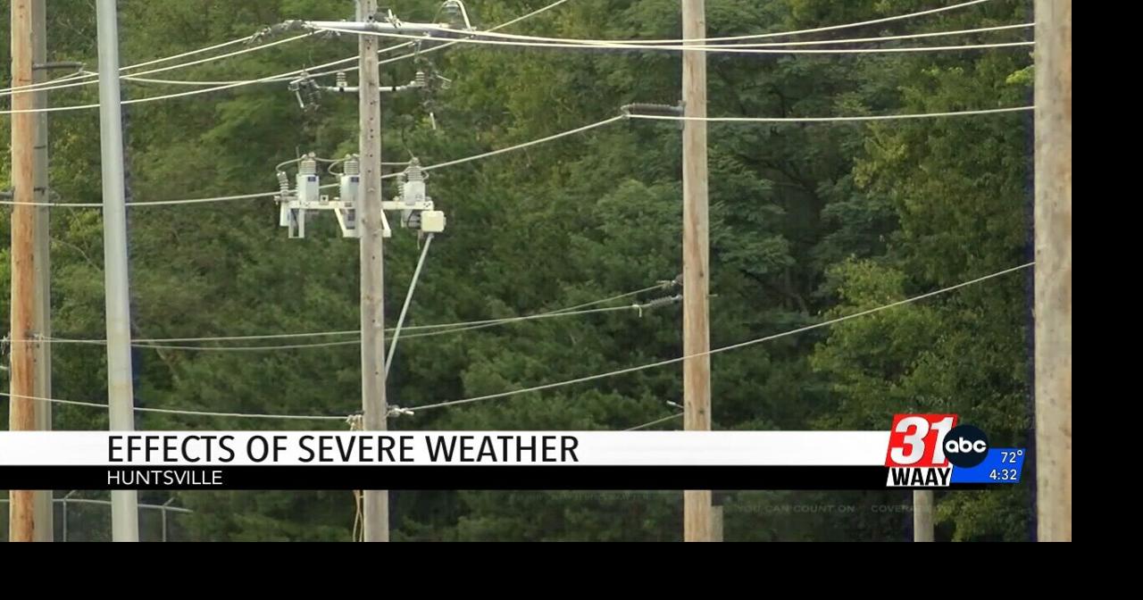 Decatur Utilities working to keep power on during storms Video