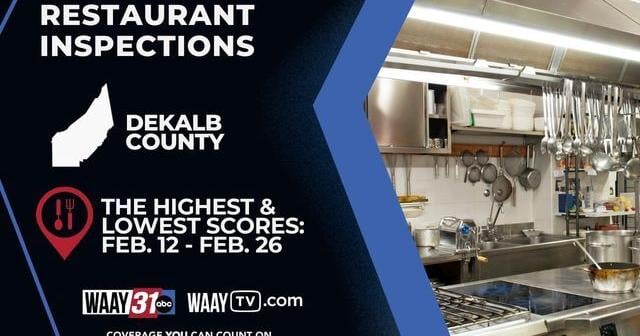 Elderly pork & moldy berries: DeKalb County restaurant inspection scores for Feb. 12-26