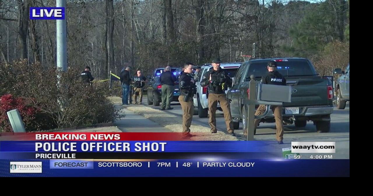 Priceville Police Department officer shot Video