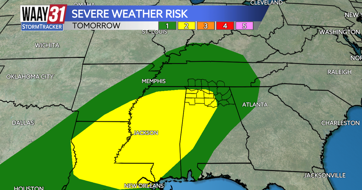 Calm, cloudy, warm today- strong to severe weather Friday