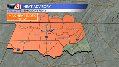 Heat Advisory through Friday