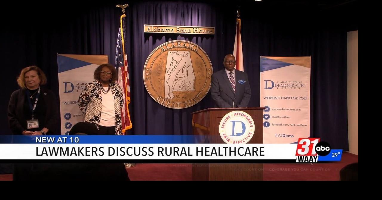 Democratic lawmakers discuss rural healthcare in Alabama, calling it a "crisis"