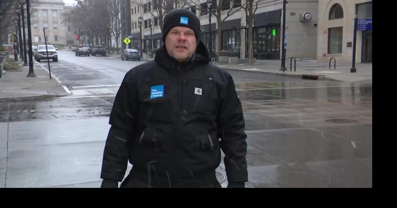 The snow before the storm in Raleigh, North Carolina Video