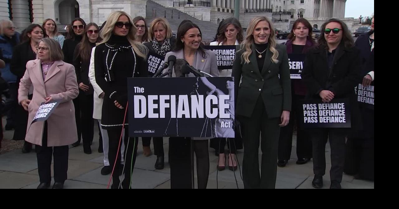 AOC joins Paris Hilton for press conference on deepfake pornography ...
