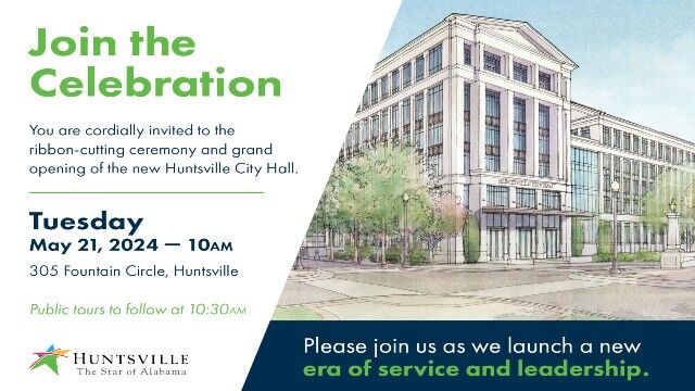 Public Invited To New Huntsville City Hall Ribbon-cutting, Grand ...