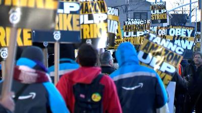 Thousands of Amazon workers go on strike Thursday