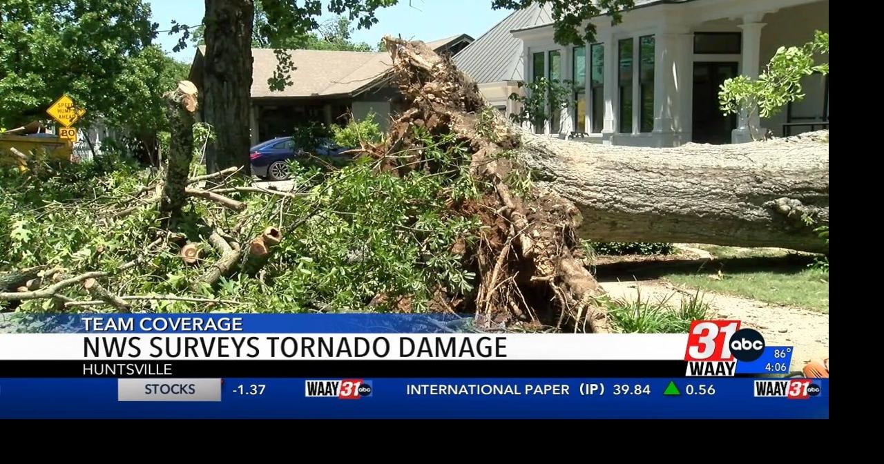 NWS surveying possible tornado damage in Huntsville Video