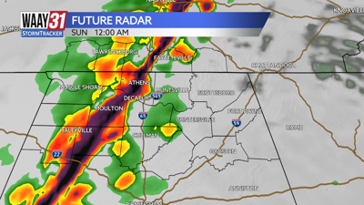 Overnight storms