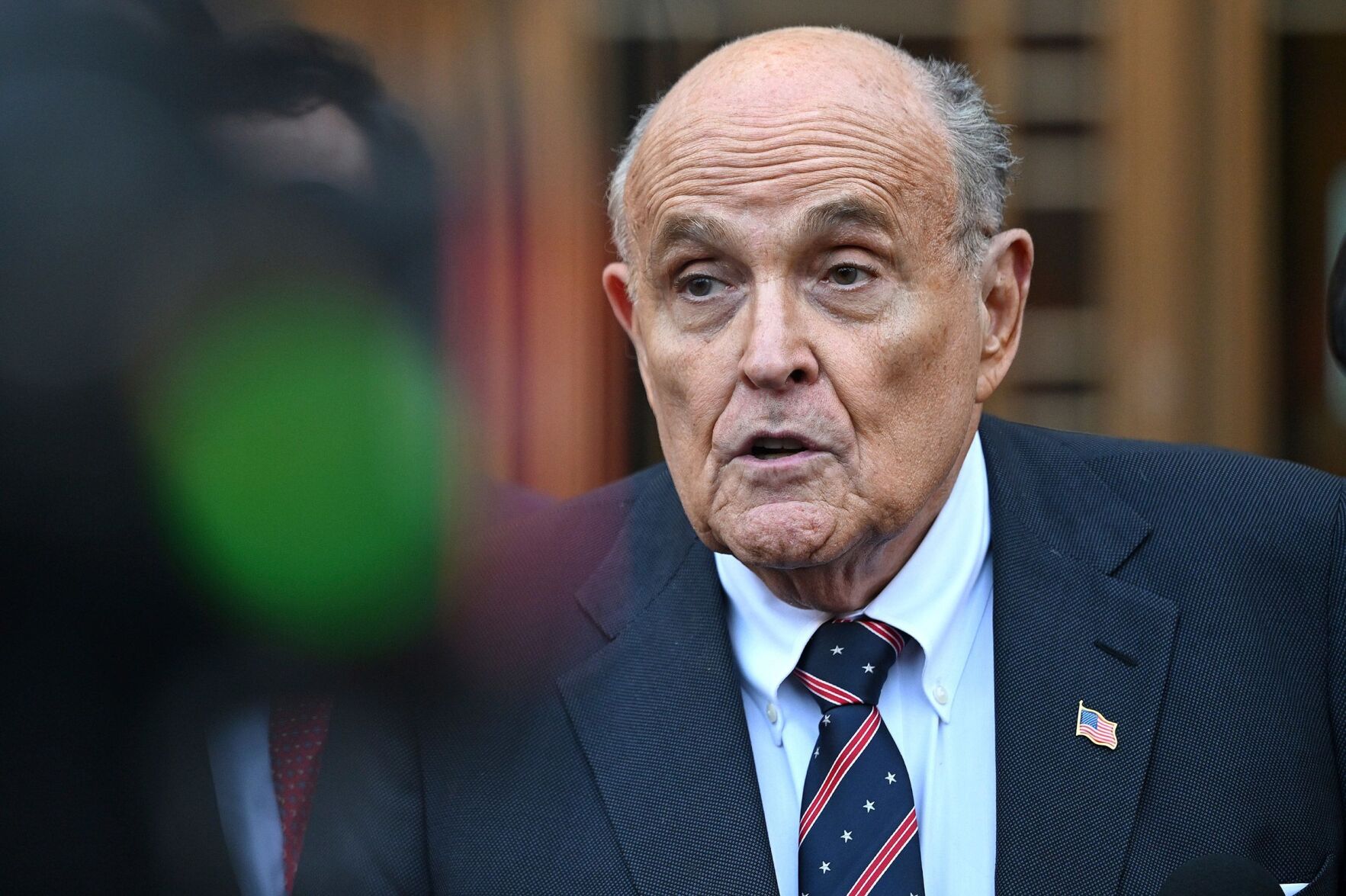 Rudy Giuliani’s lawyers are trying to quit his debt enforcement case