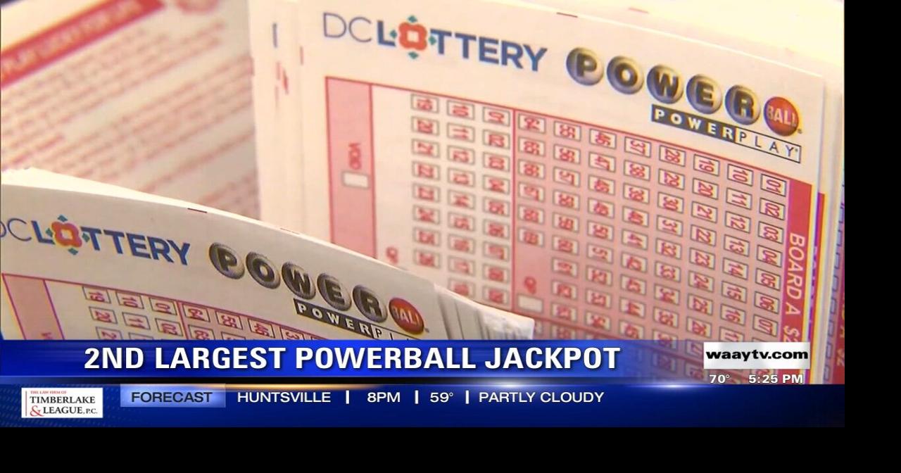 Powerball jackpot reaches 2nd highest amount in lottery's history