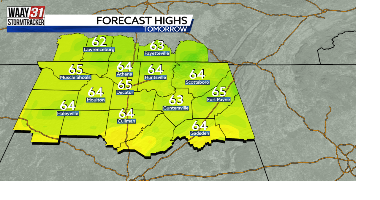 Much calmer weather this weekend News