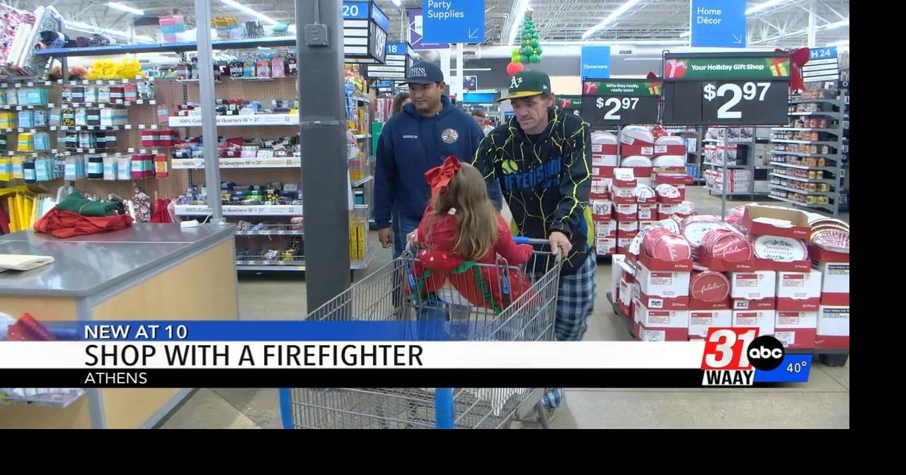 Athens Fire and Rescue host "shop with a firefighter"