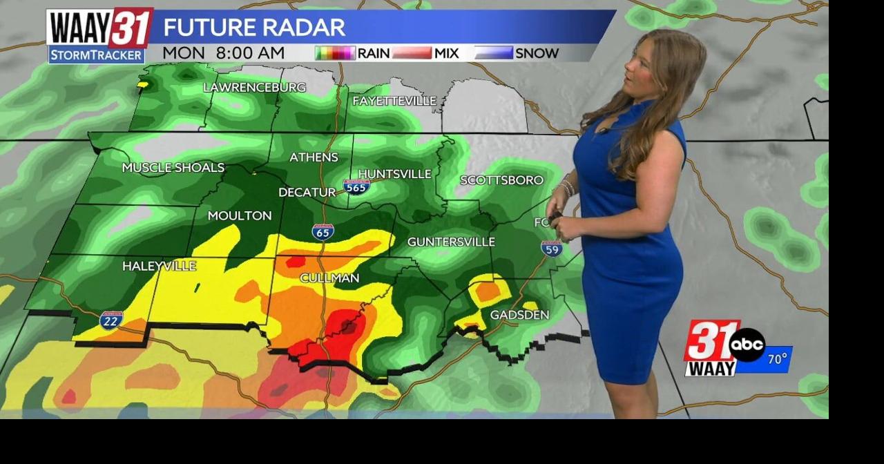 Soggy Sunday in store for the Tennessee Valley