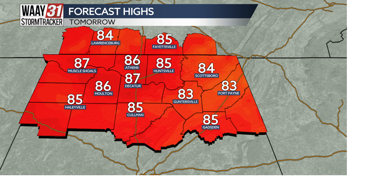 Warm again Sunday, storms Late Weather